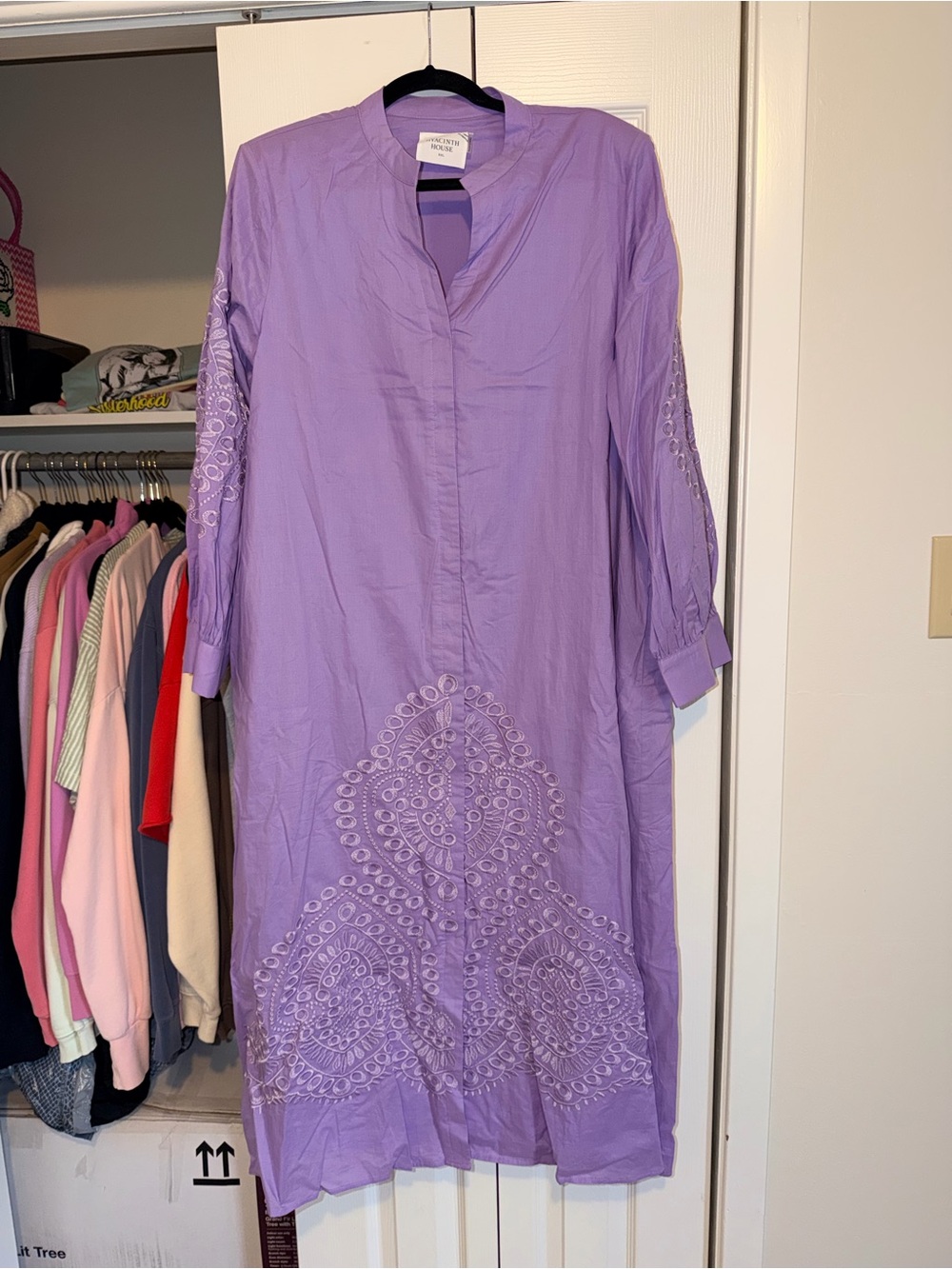Lavender Hyacinth House Dress